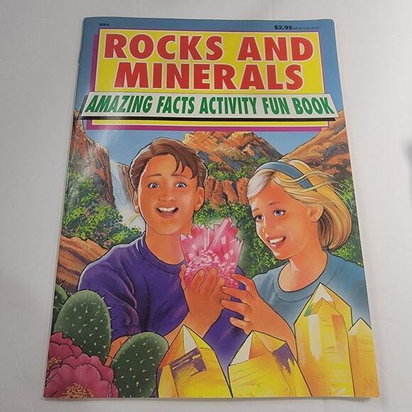 Rocks and Minerals Amazing Facts Activity Fun Book (1987, Paperback) Science Fun - Picture 8 of 8